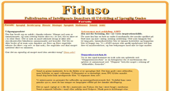 Desktop Screenshot of fiduso.dk
